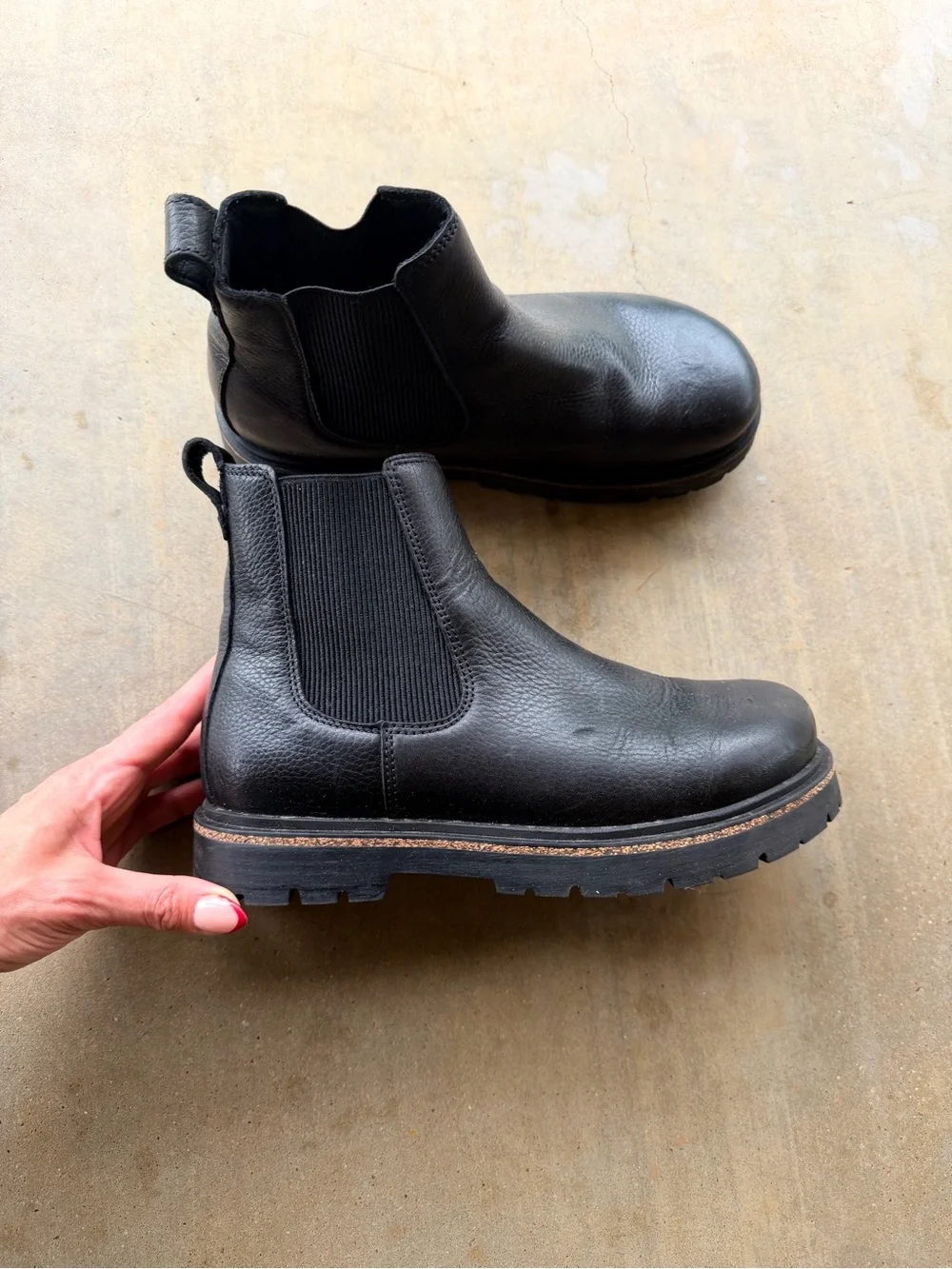 Birkenstock 39 100% Leather Boots like new - Picture 2 of 7